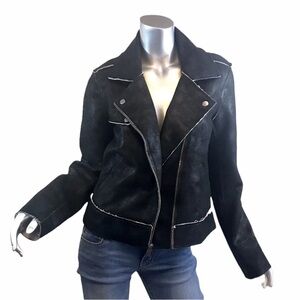 Splendid faux Black Leather Jacket size xl
